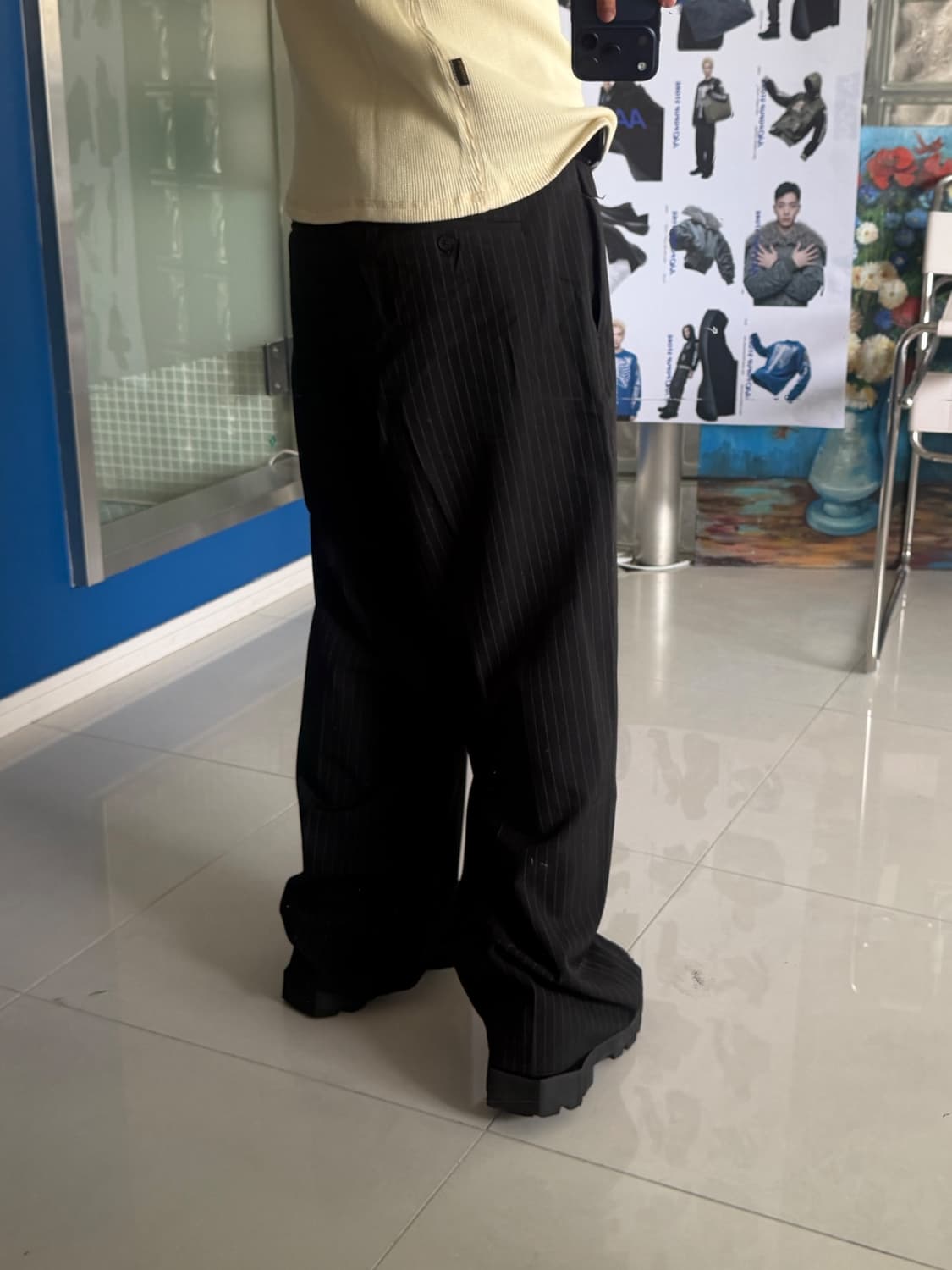 1tuck wide slacks 상품이미지2