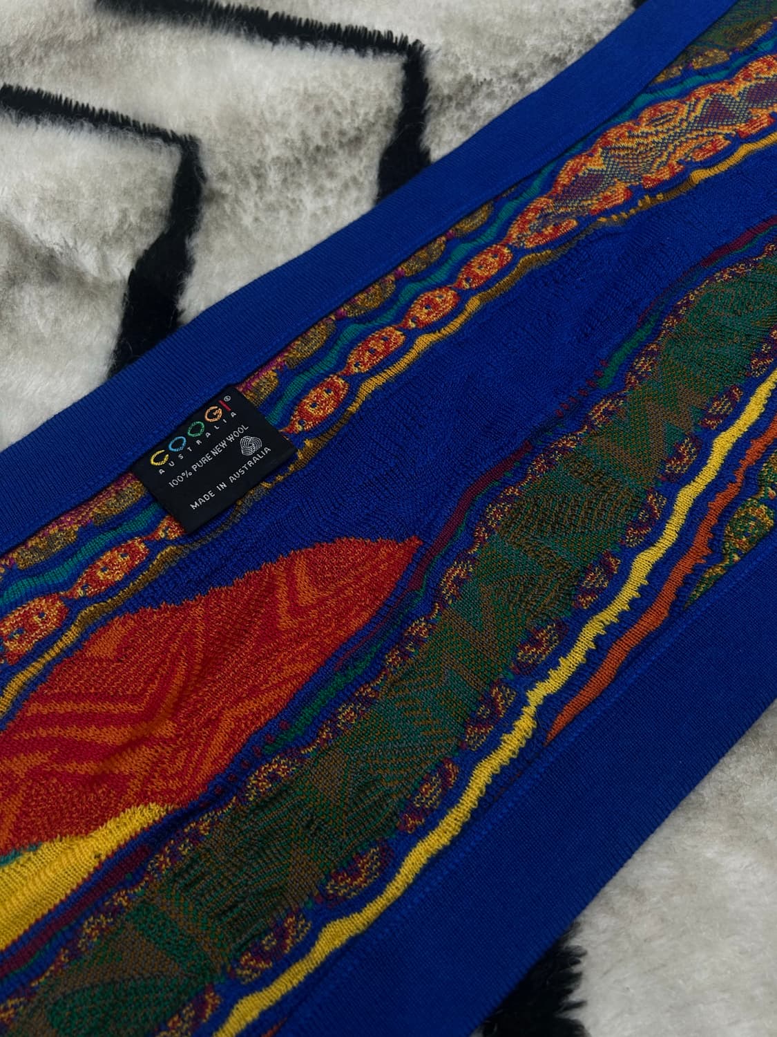 Coogi 쿠지 케이블 니트 목도리 상품이미지1