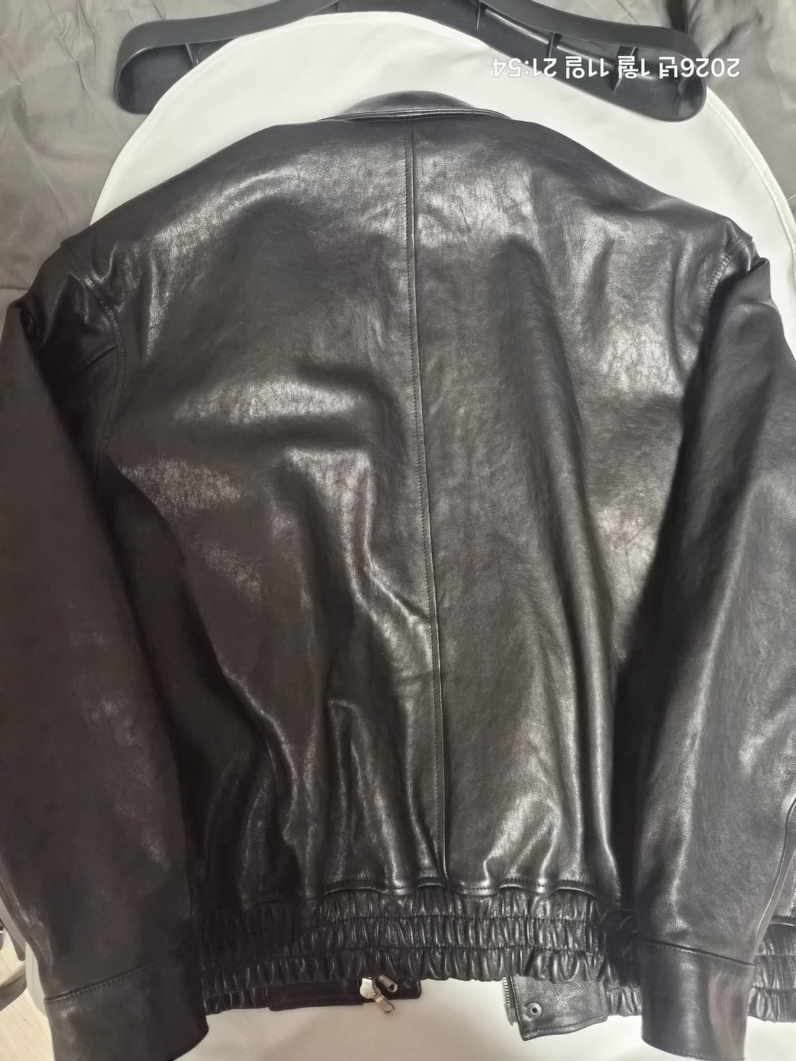 [2] 인더로우 25FW A2 가죽자켓 블랙 상품이미지4