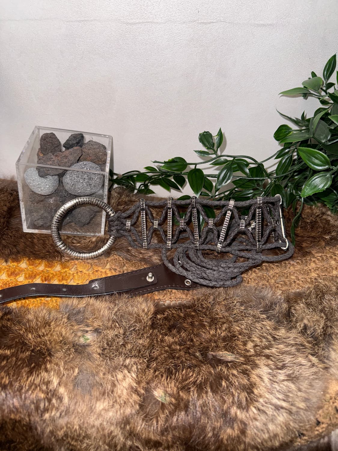 Bold ring strap knot buckle belt 상품이미지2