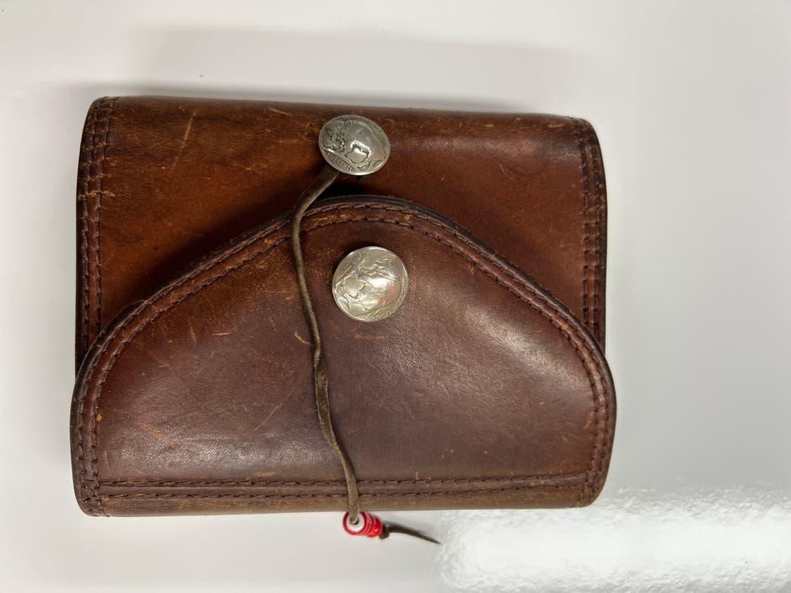 GOROS 올드고로스 새들레더 더블콘초 다이어리 상품이미지10