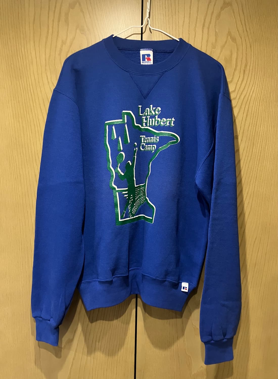 빈티지 90s Russell 러셀 스웻셔츠 블루 (M 95) 스탠스미스 상품이미지2