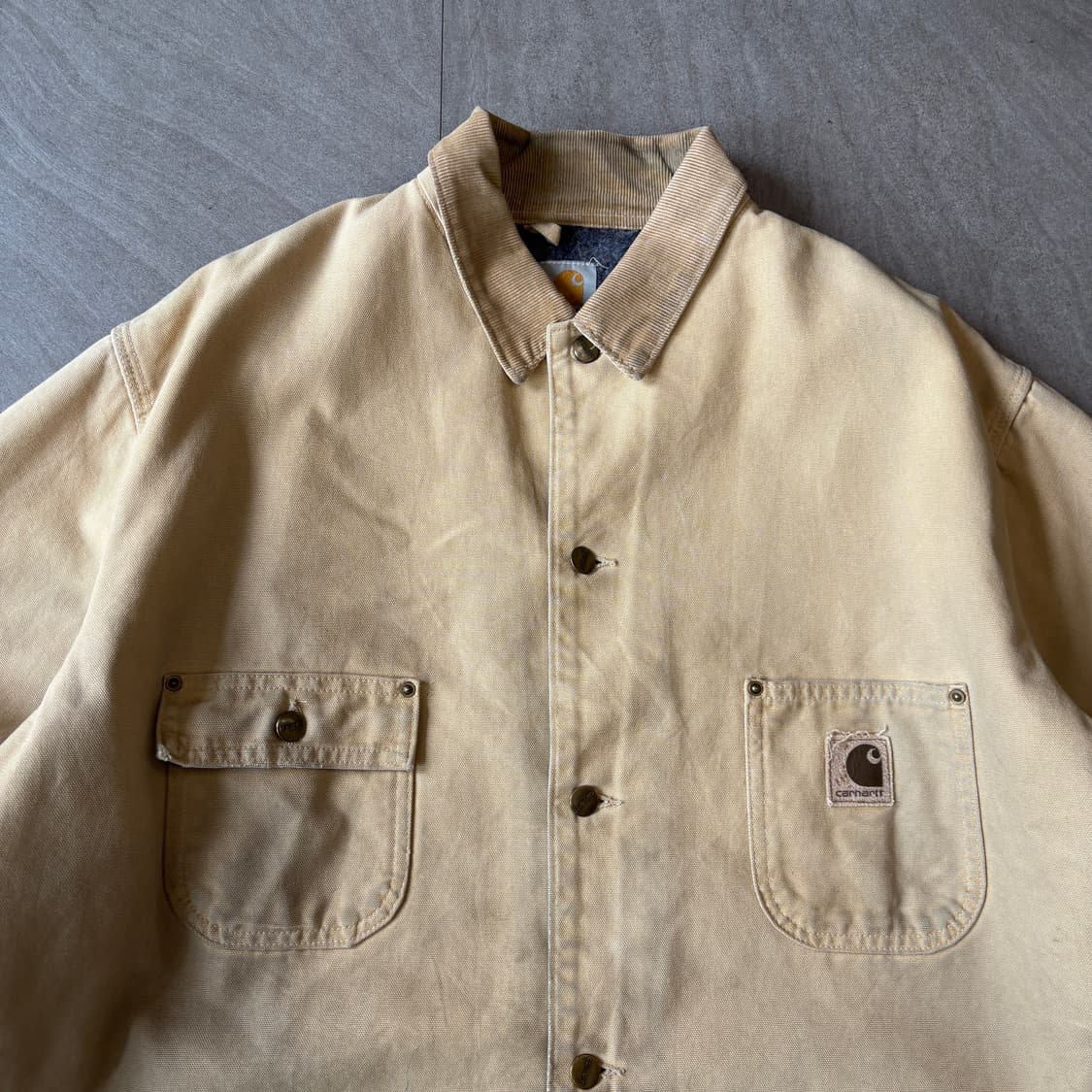 칼하트 정품 베이지 덕 초어 자켓 상품이미지2