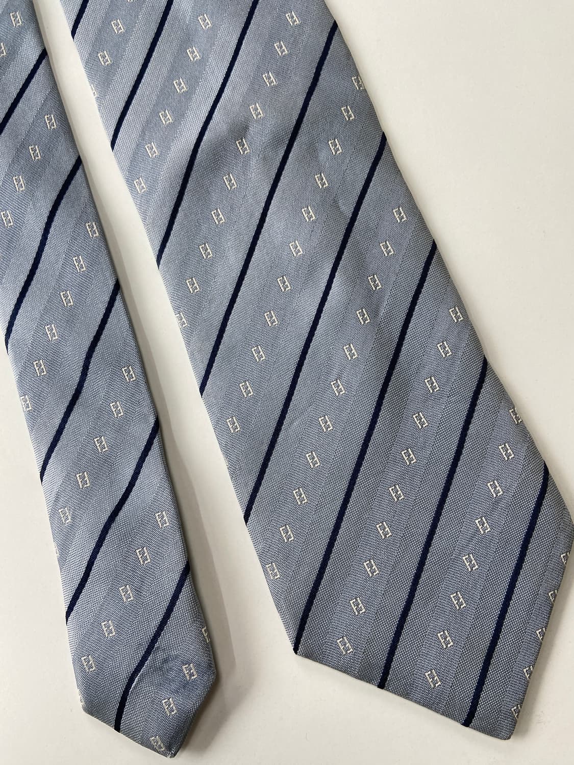  펜디 신형라벨 모노그램 FENDI 정품 명품 넥타이 상품이미지7