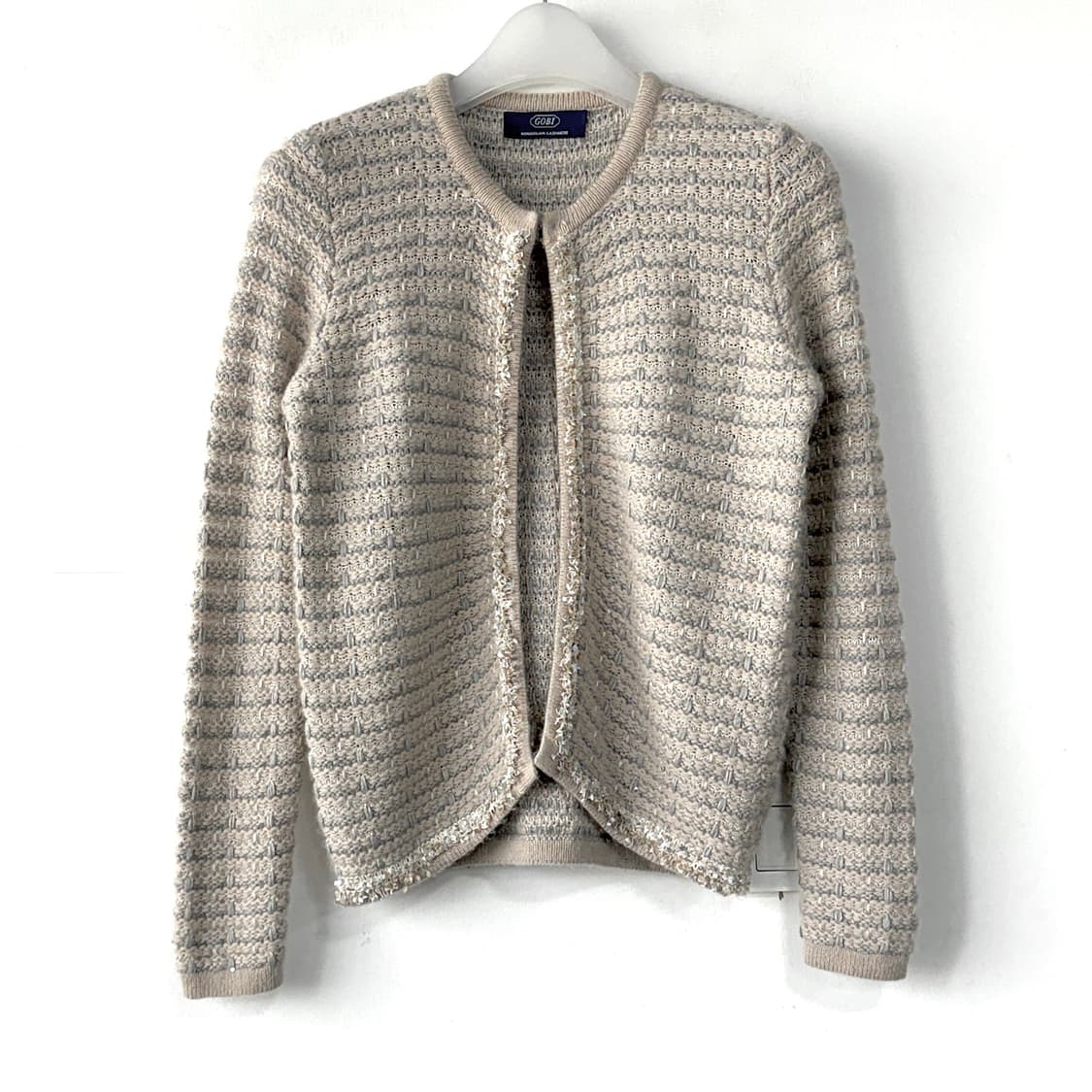 고비 GOBI 캐시미어 시퀸 니트 가디건 상품이미지1