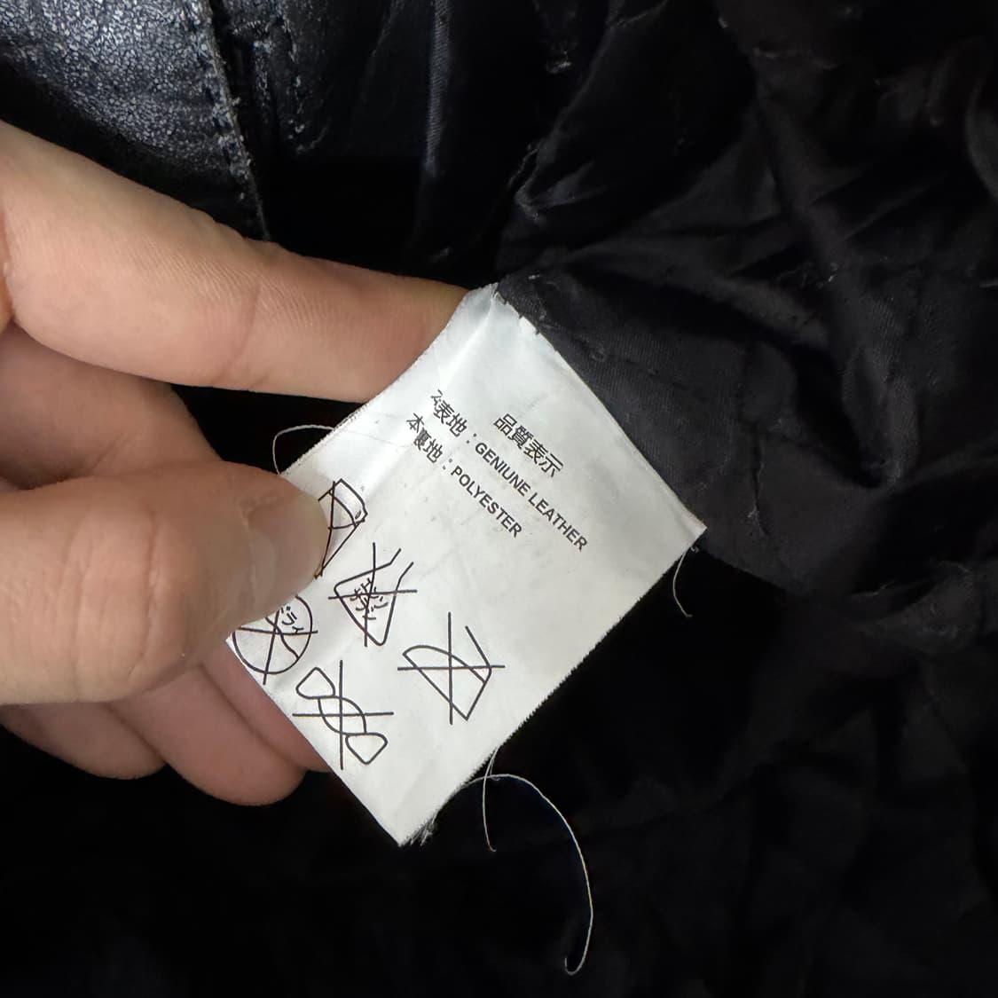 Liugoo 소가죽 바시티 자켓 상품이미지7