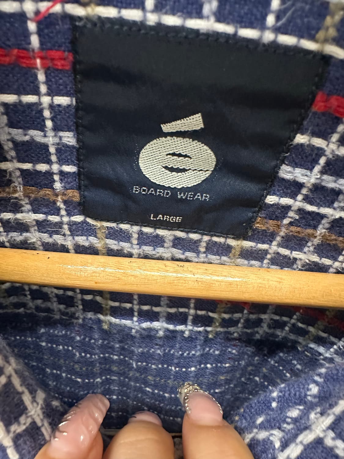 India 보드웨어 스티치 체크셔츠 상품이미지6