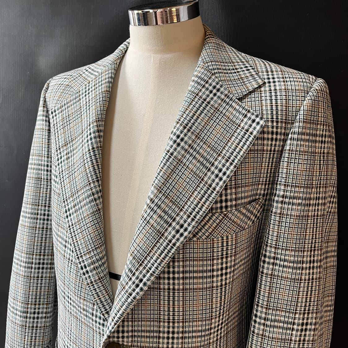 XL) 70s U.S.A. 아카이브 빈티지 Curlee 자켓 상품이미지4