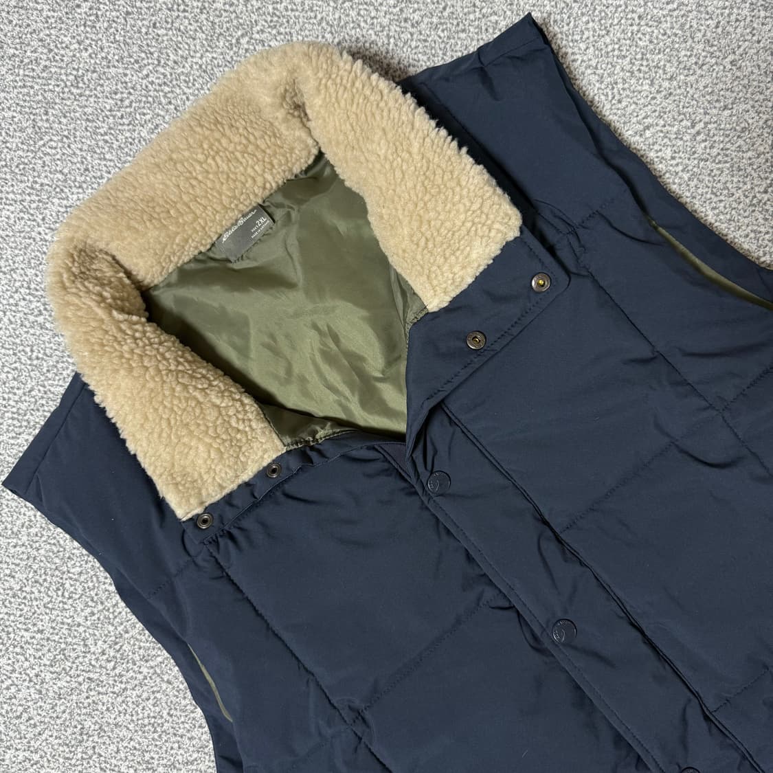 에디바우어 패딩 조끼 네이비 2XL 상품이미지5