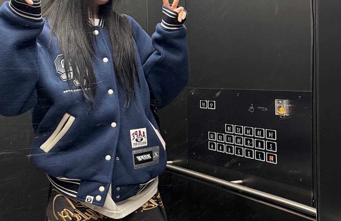 에이프 야구점퍼 상품이미지2