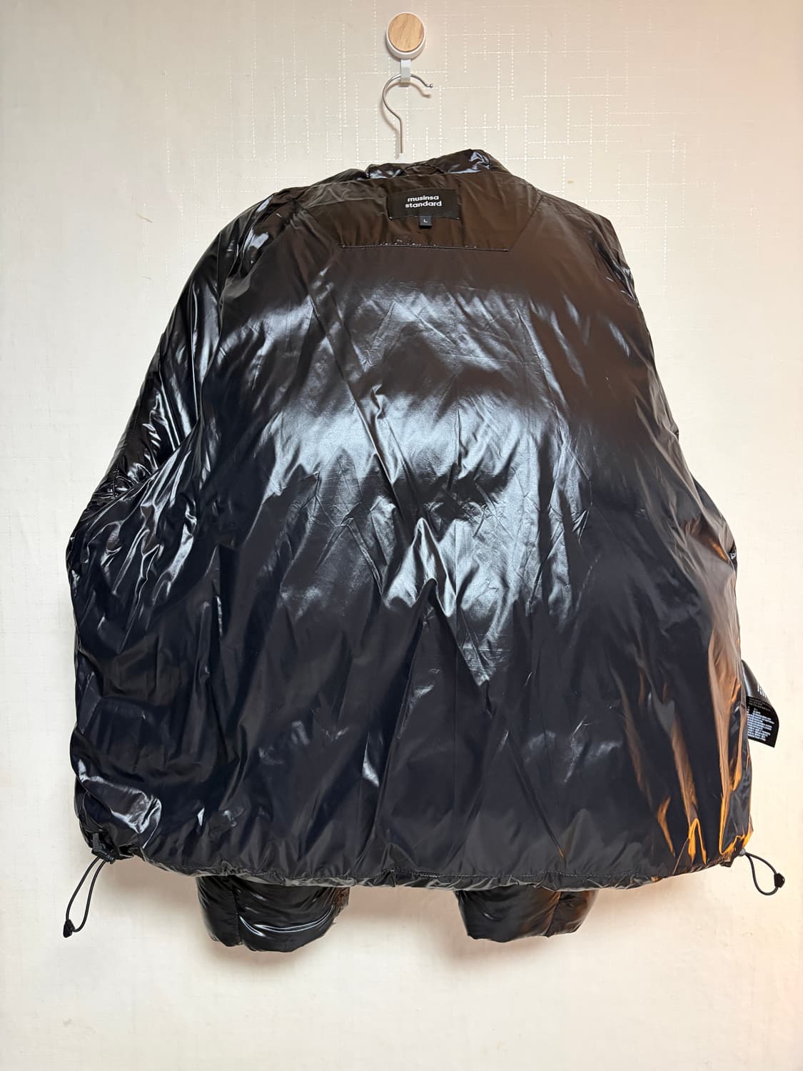 무신사 / 시티 레저 시어 립스탑 후디드 다운 숏 패딩 재킷 상품이미지8