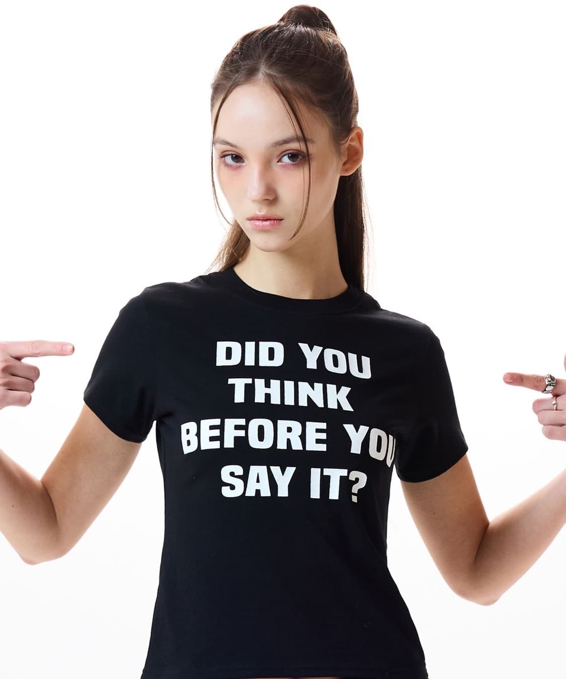 러브이즈트루  IM DID YOU THINK 반팔 티셔츠 상품이미지1