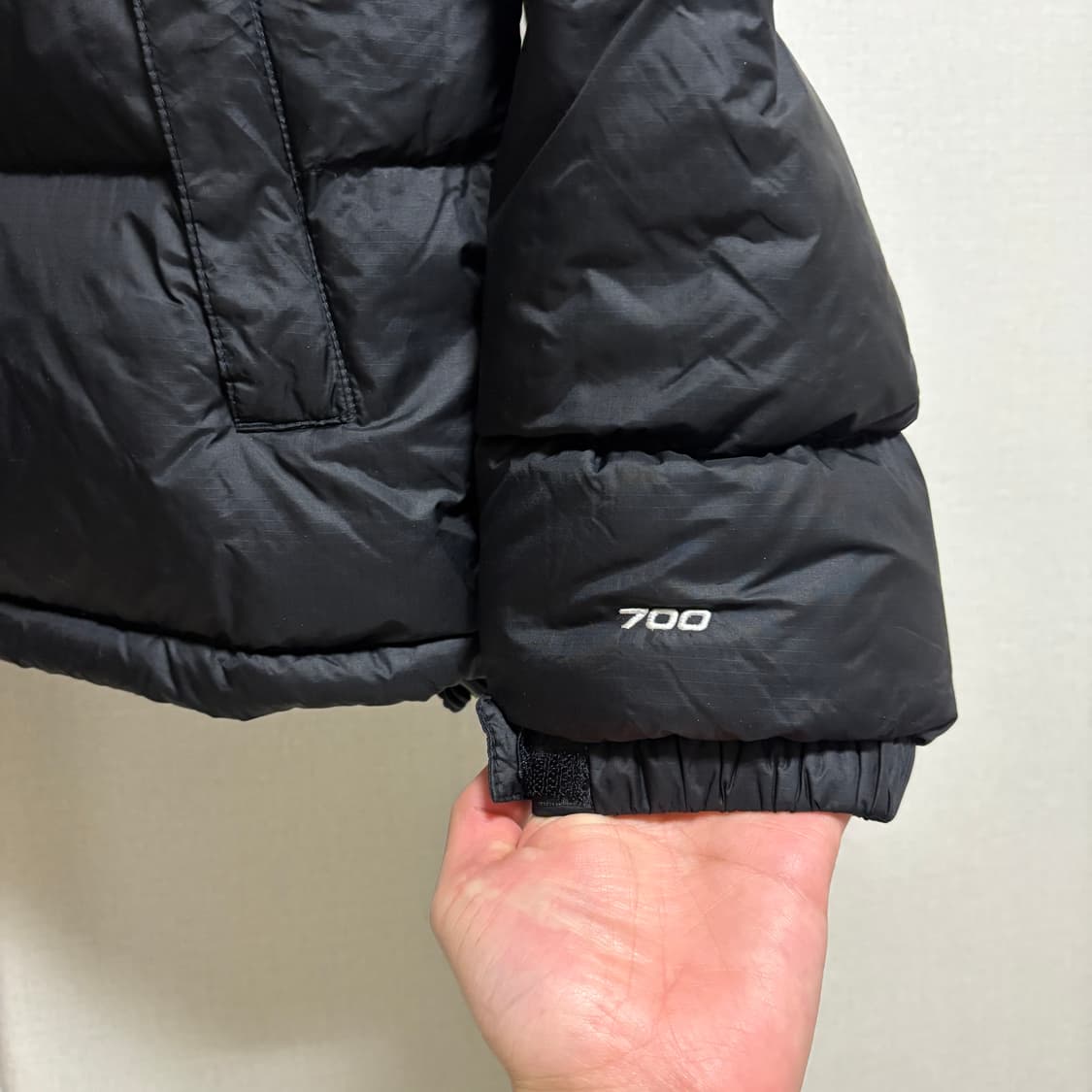 노스페이스 눕시 700 덕다운 패딩 / 블랙, L 상품이미지6