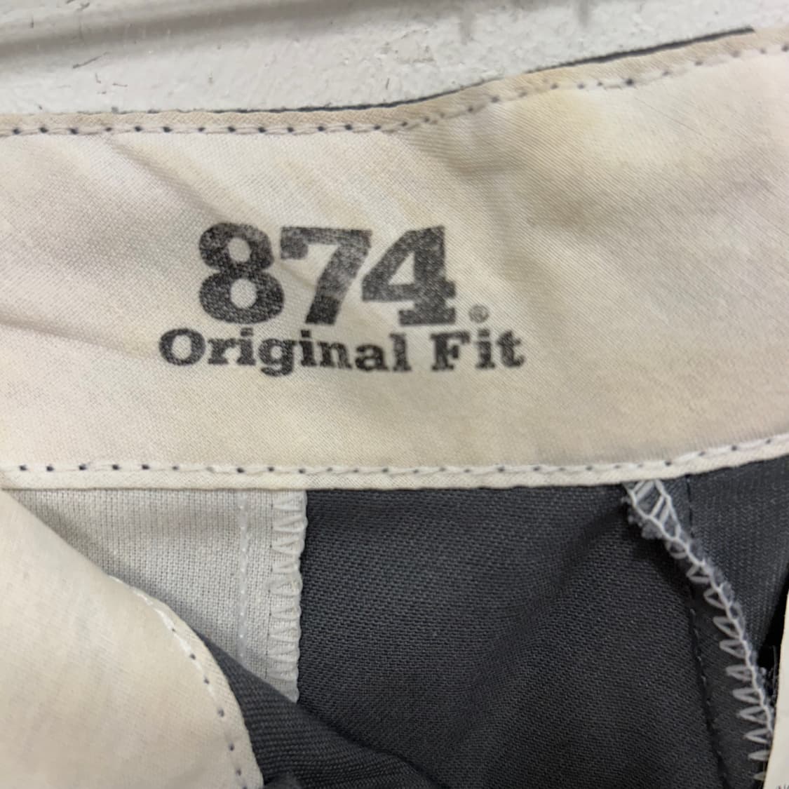 디키즈 874 레귤러핏 코튼 치노팬츠 그레이 상품이미지4