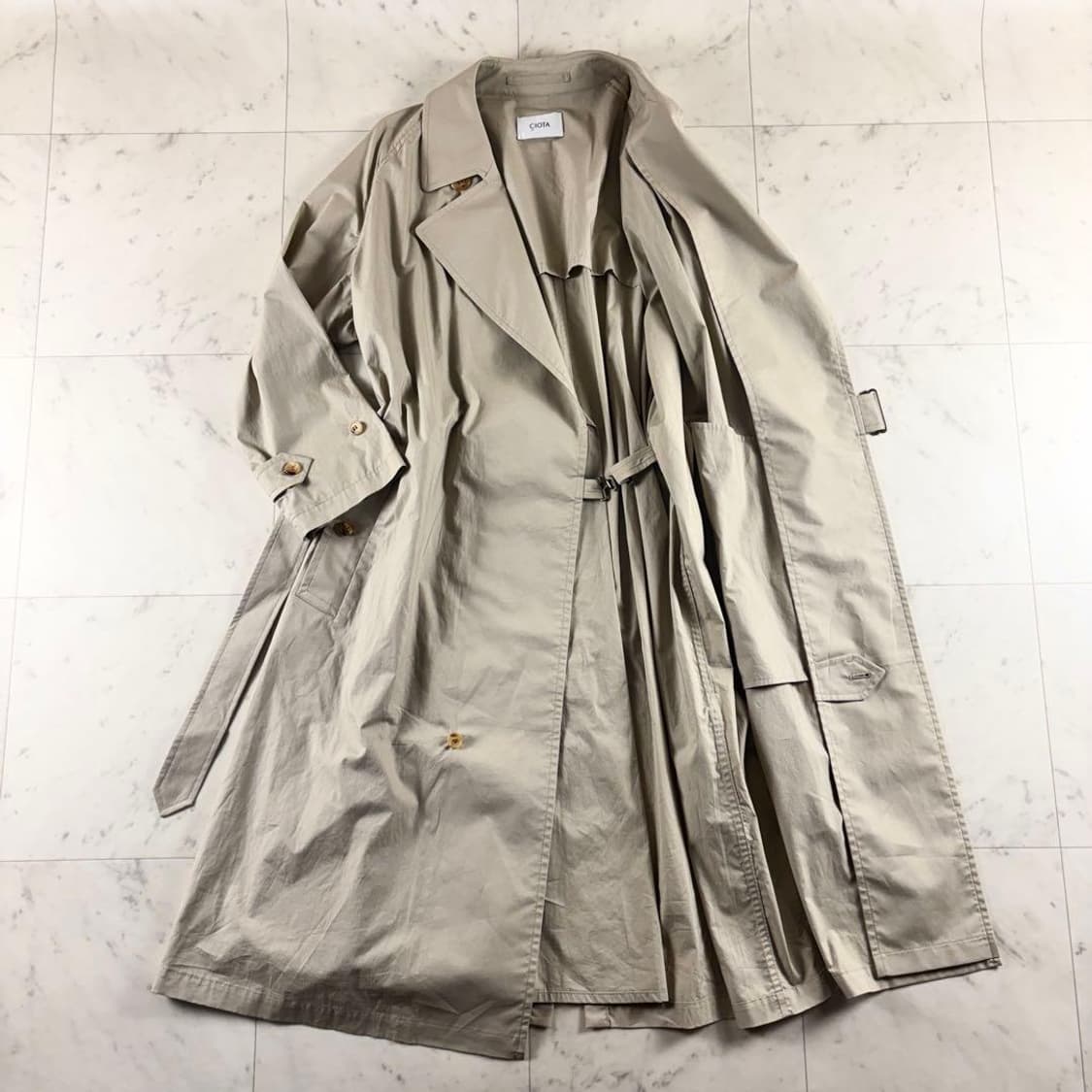 시오타 수빈코튼 타입라이터 타이로켄 코트 상품이미지4