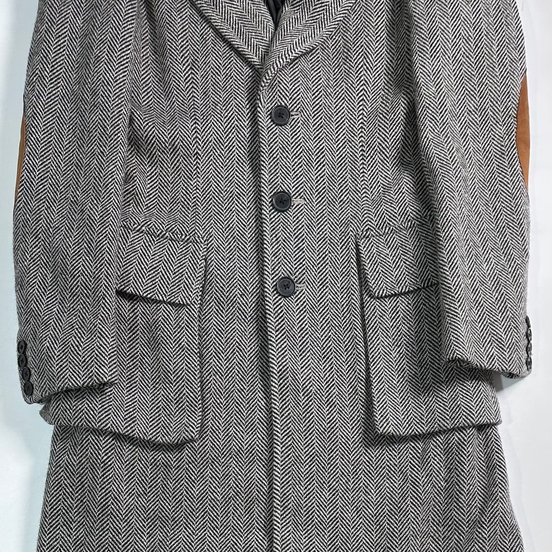 폴로 랄프로렌 우먼스 헤링본 울 코트 상품이미지4