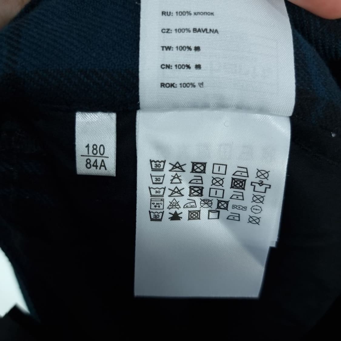 [칼하트] 로고 패치 루즈 스트레이트 타탄 체크 팬츠 M17923 상품이미지8