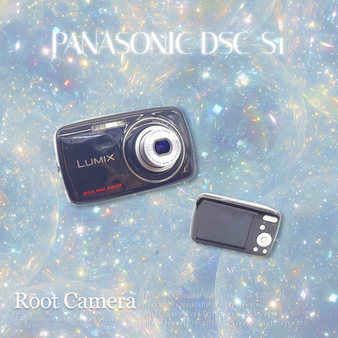 파나소닉 DSC-S1  파스텔 블루 소프트💎 빈티지 디카 디지털카메라 상품이미지1