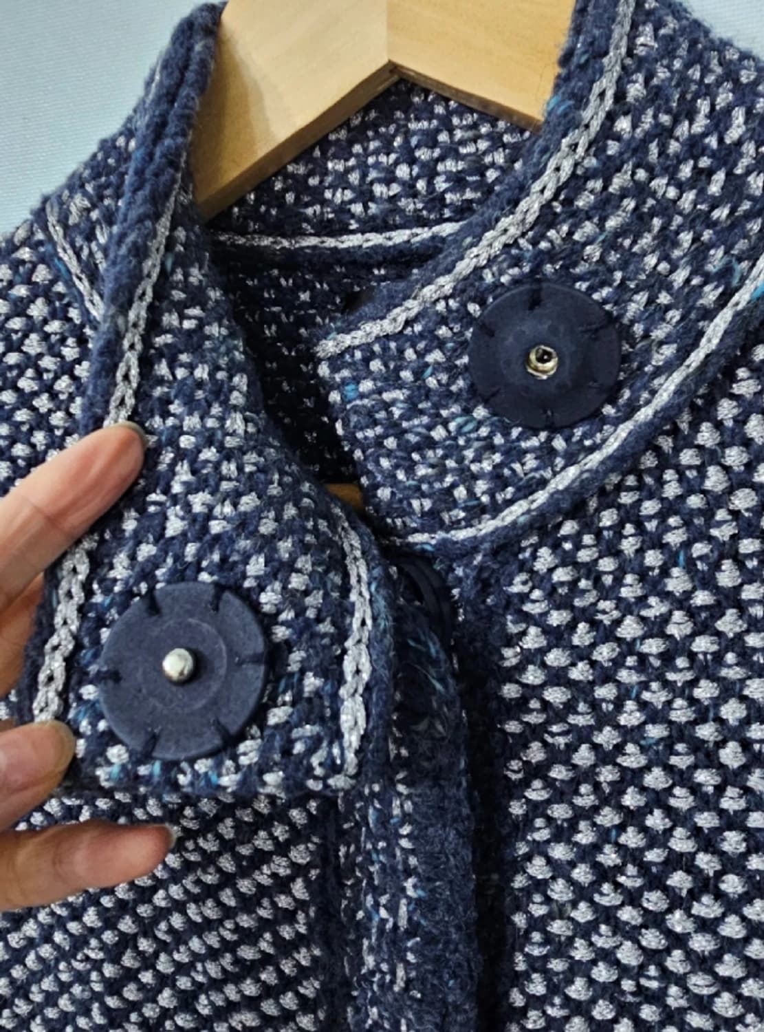 미샤 한섬 트위드 코트 ~F 상품이미지6