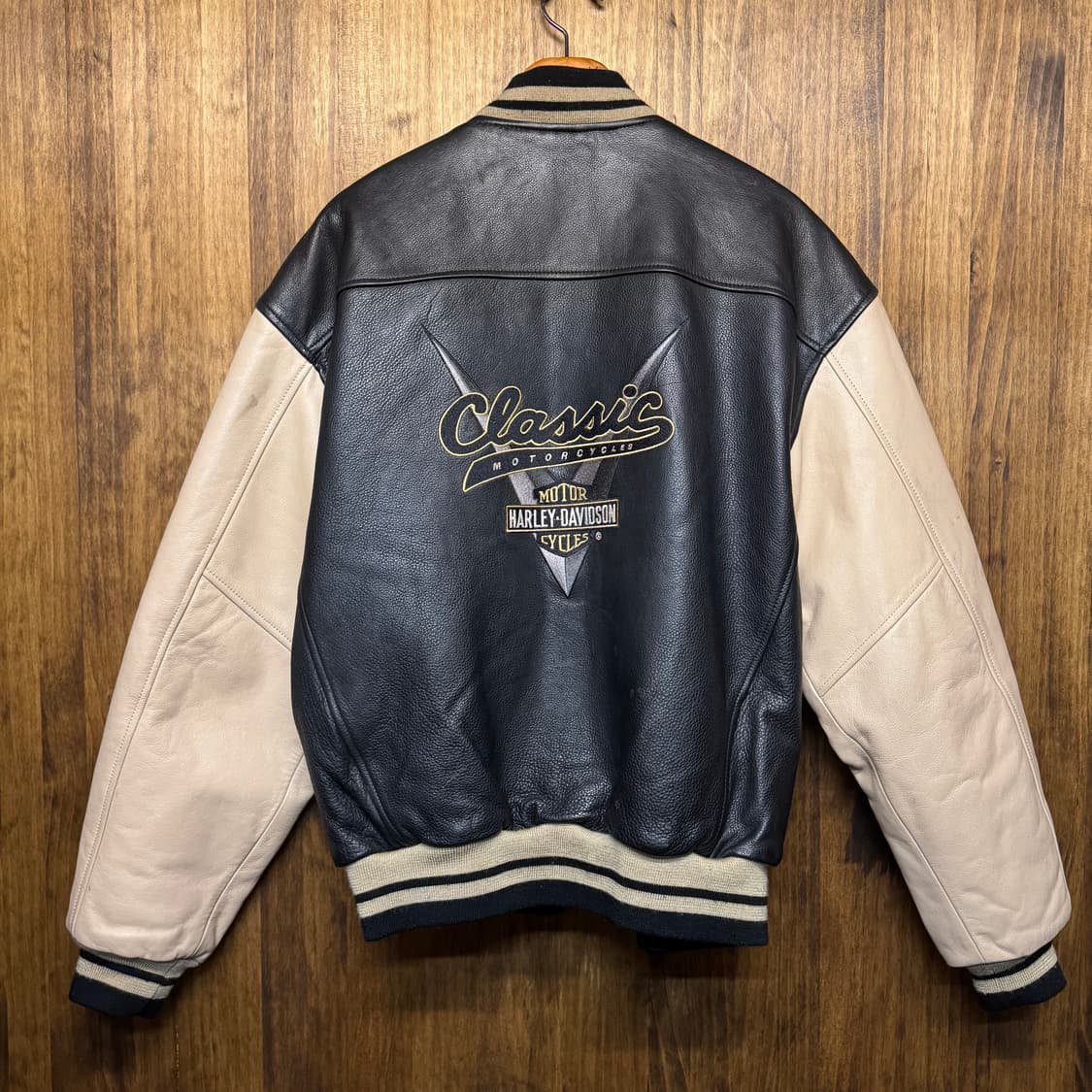 HARLEY-DAVIDSON leather bomber jacket 상품이미지4