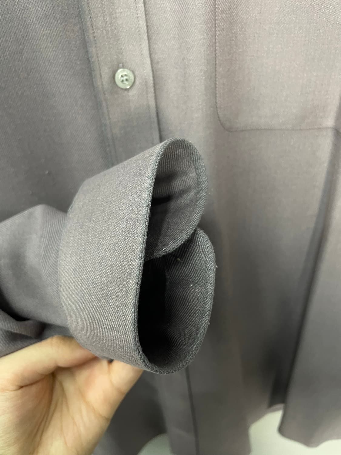 입생로랑 퍼플 원포켓 셔츠 H1757 상품이미지8