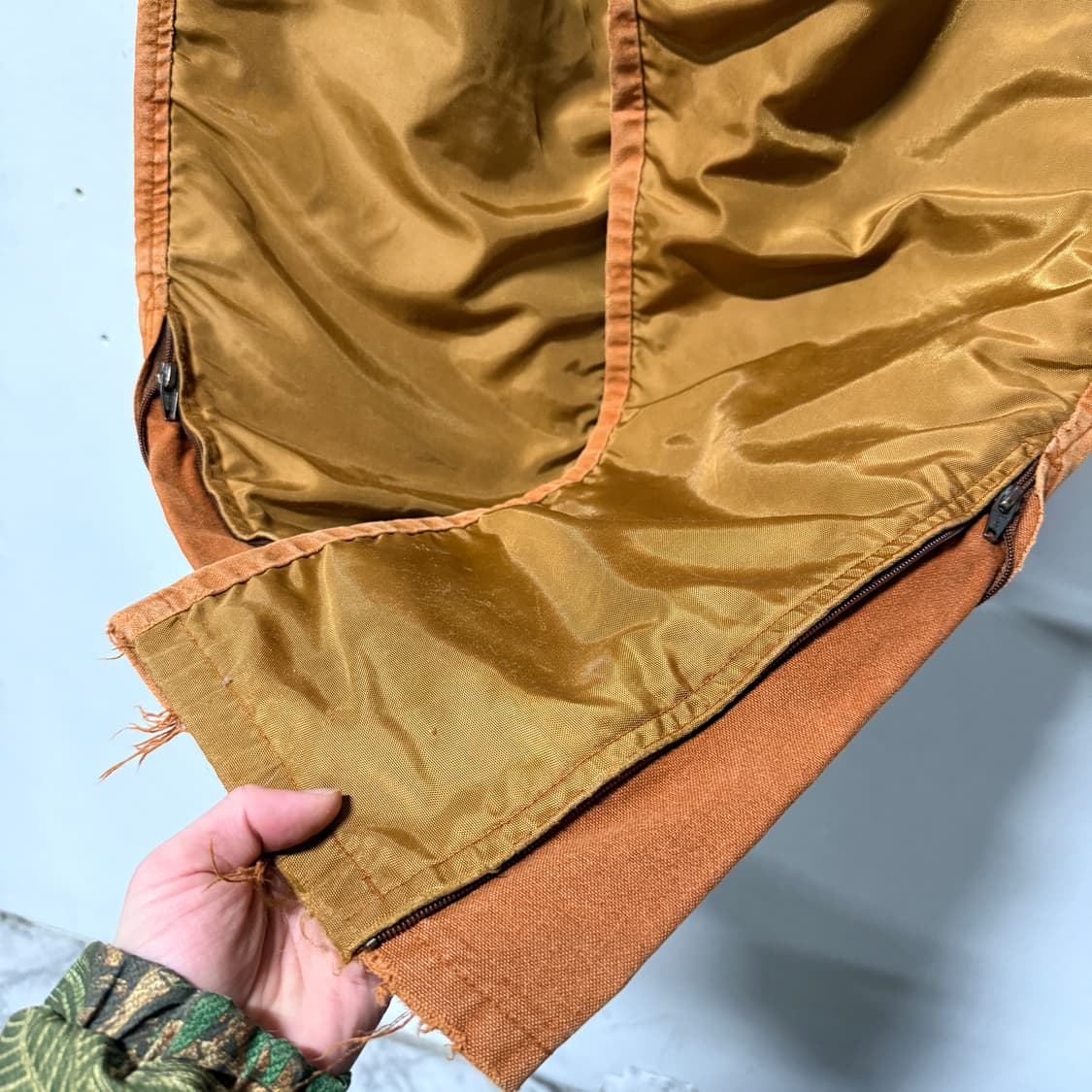 VTG 빈티지 나일론 더블니 벌룬핏 워크 데님 팬츠 상품이미지5