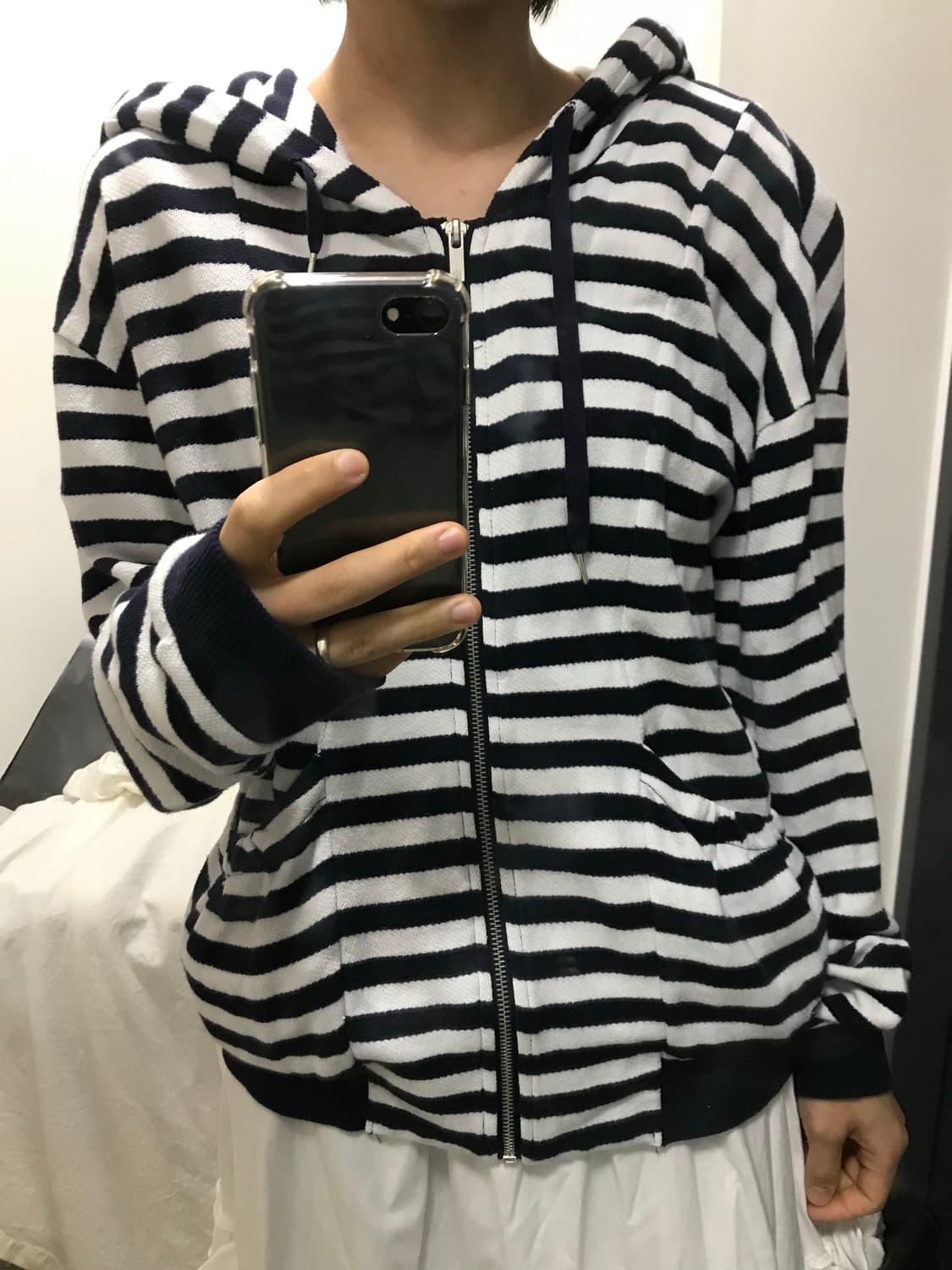 아디다스 스트라이프 후드집업 상품이미지5