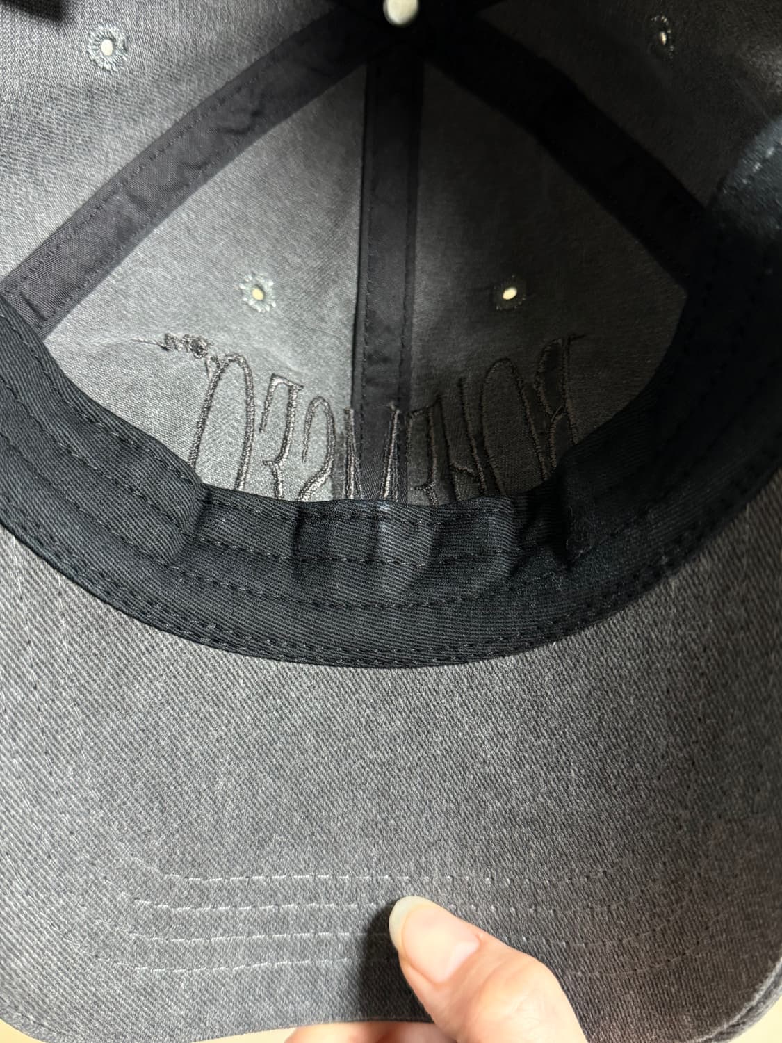 보헤미안서울 시그니쳐 볼캡 챠콜 상품이미지2