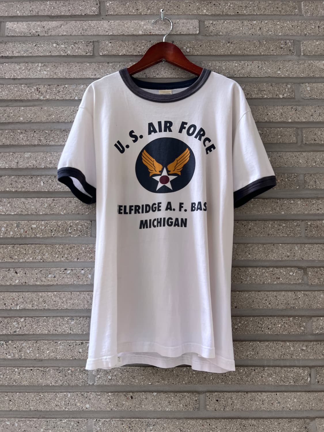 [S]버즈릭슨 Made in USA U.S AIR FORCE 링거 티셔츠 상품이미지2