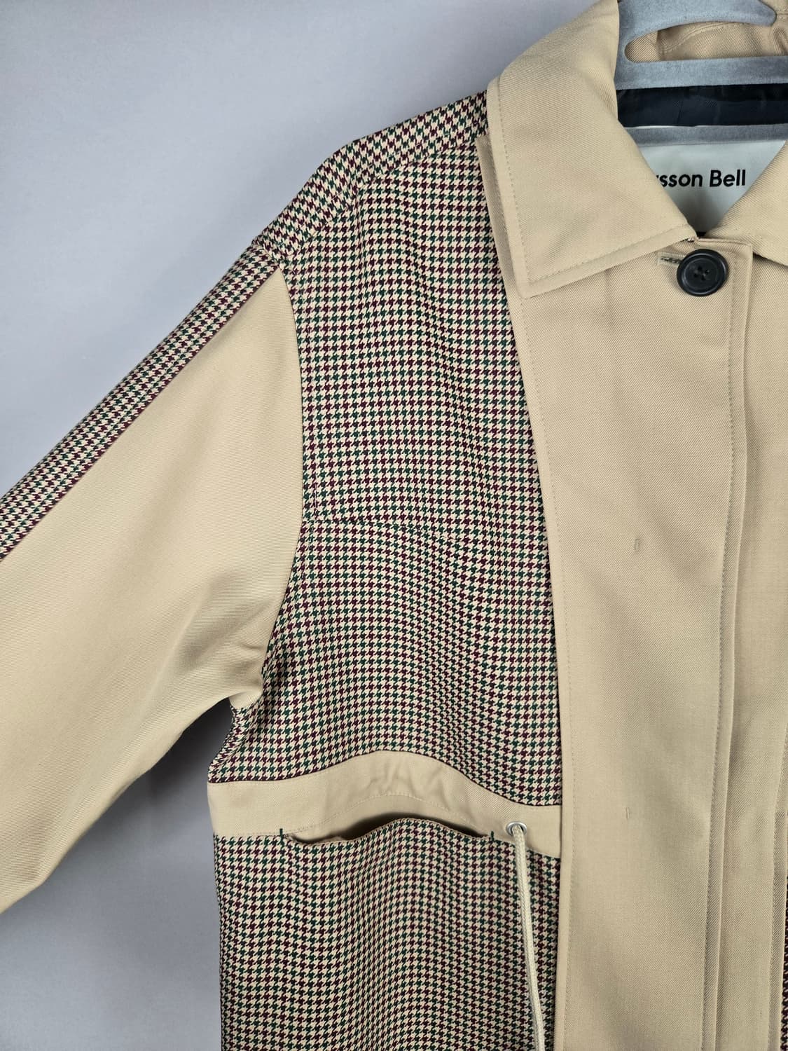 [무료배송]앤더슨벨 XS 여성 오버핏 울 혼방 싱글 트렌치코트 상품이미지3