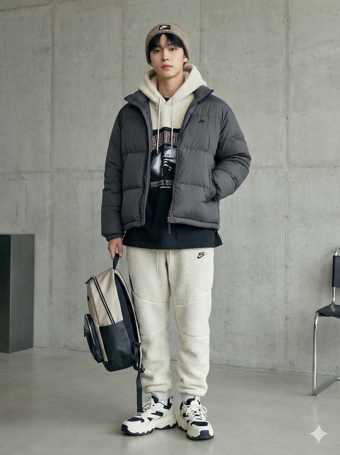 나이키 윈터라이즈 쉐르파 테크 플리스 조거 팬츠 상품이미지1