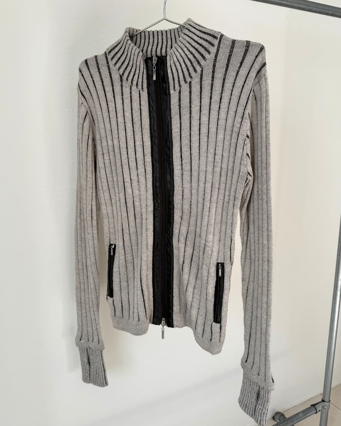 빈티지 니트 집업 상품이미지3