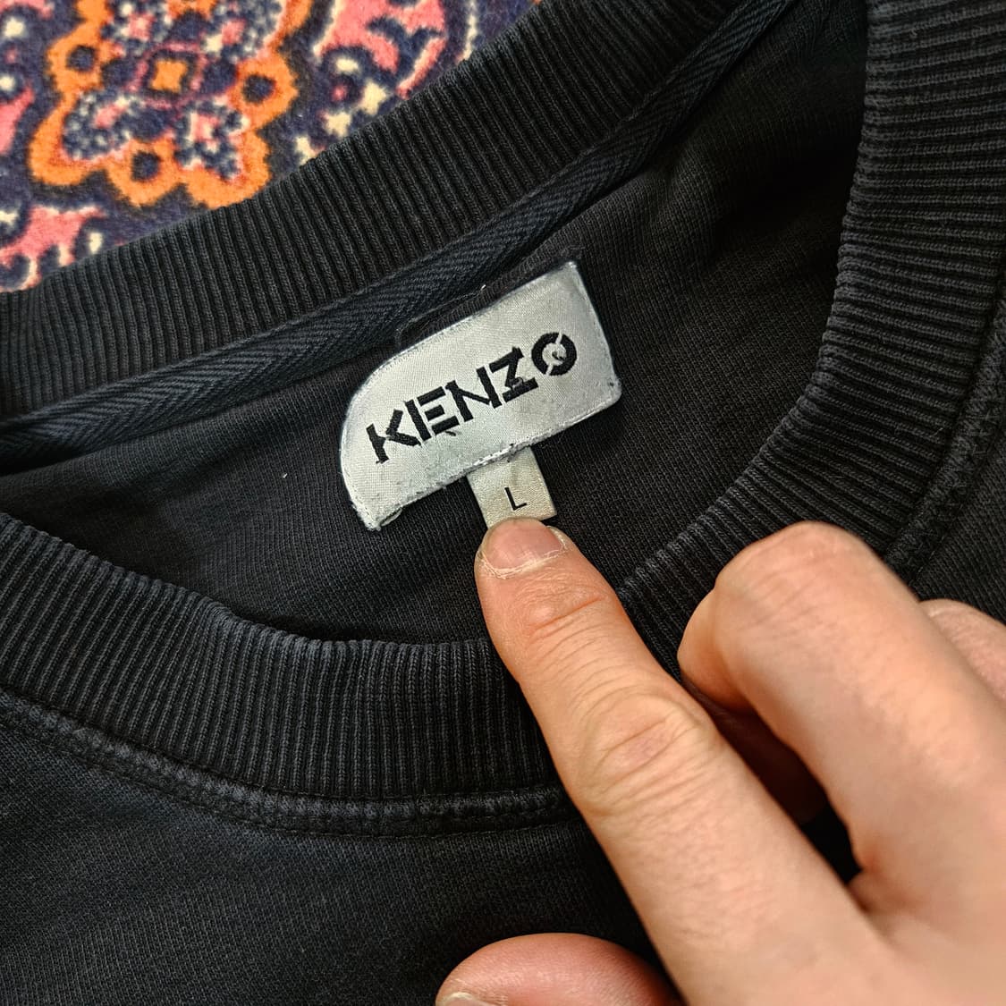 (매장택) 겐조(KENZO) 20ss 시그니쳐 빅 자수 맨투맨 L 상품이미지5