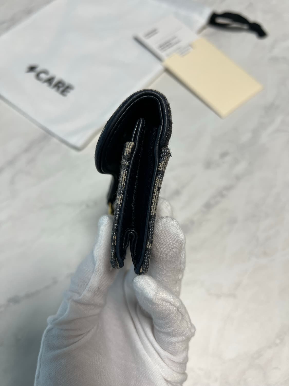 디올 오블리크 새들 카드지갑 상품이미지7