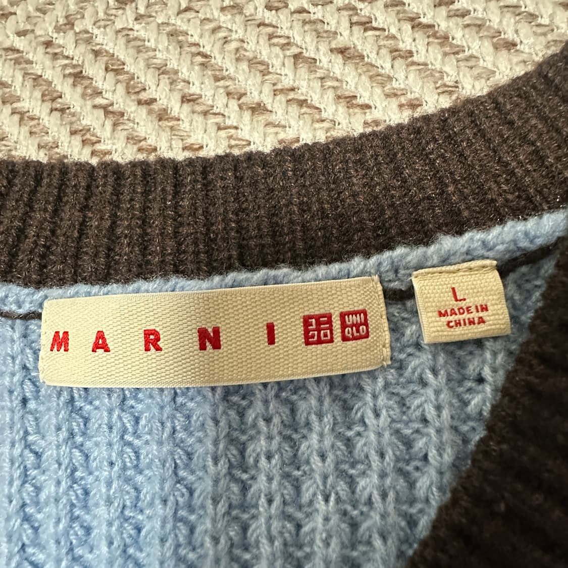 UNIQLO X MARNI knit vest 상품이미지3