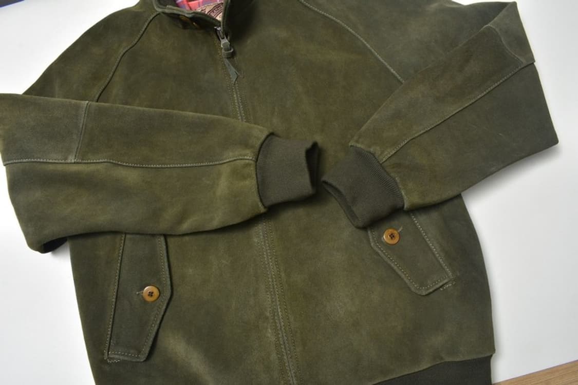 90S 라파 레더 소가죽 헤링턴 자켓 40 N1226 상품이미지2