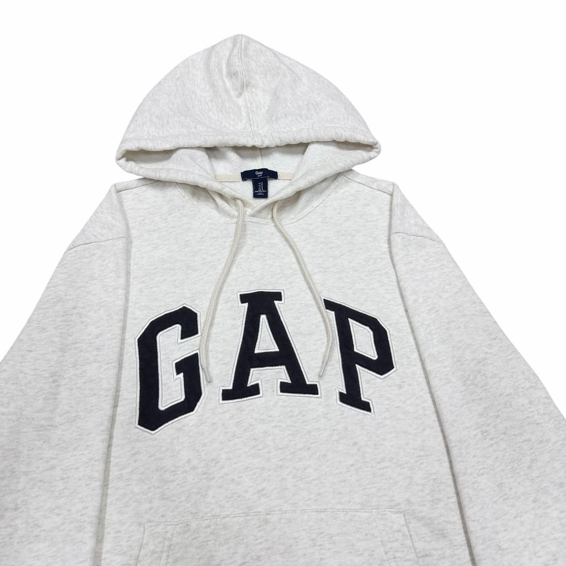GAP 갭 스펠로고 기모 후드티 오트밀 S 상품이미지2