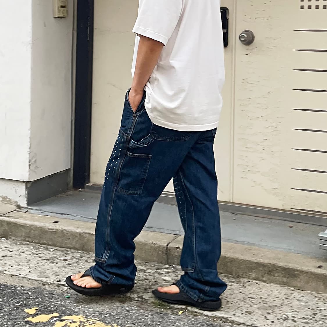 칼하트 더블니 팬츠 Carhartt Sashiko denim 상품이미지8