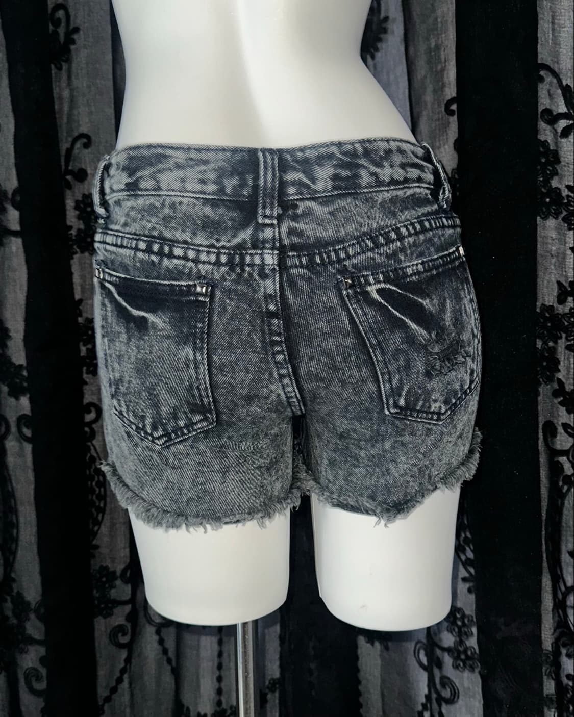 washed jean shorts 상품이미지4