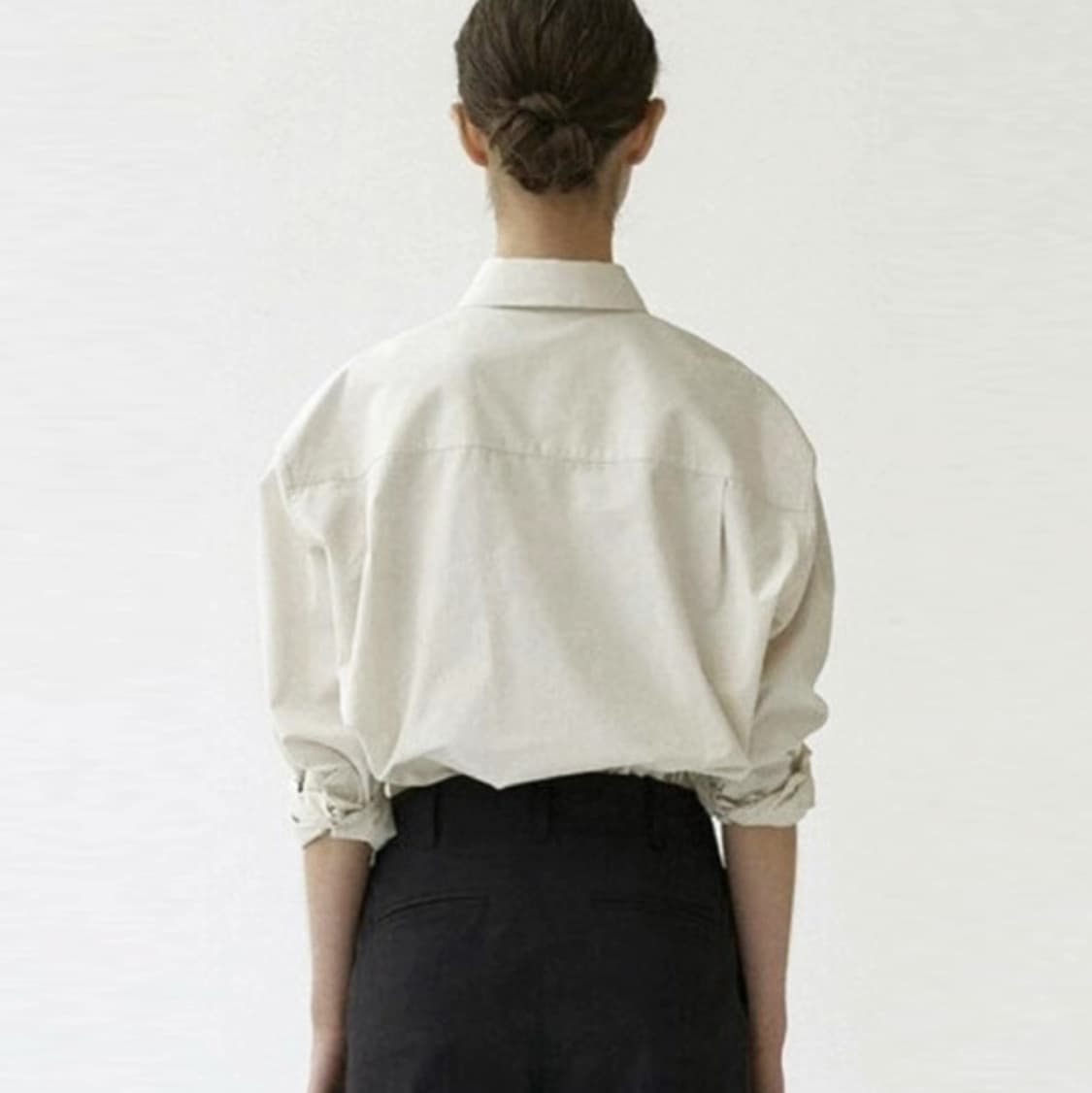 낫띵리튼(NOTHING WRITTEN) Pine 코튼 포플린 셔츠 프리 상품이미지2