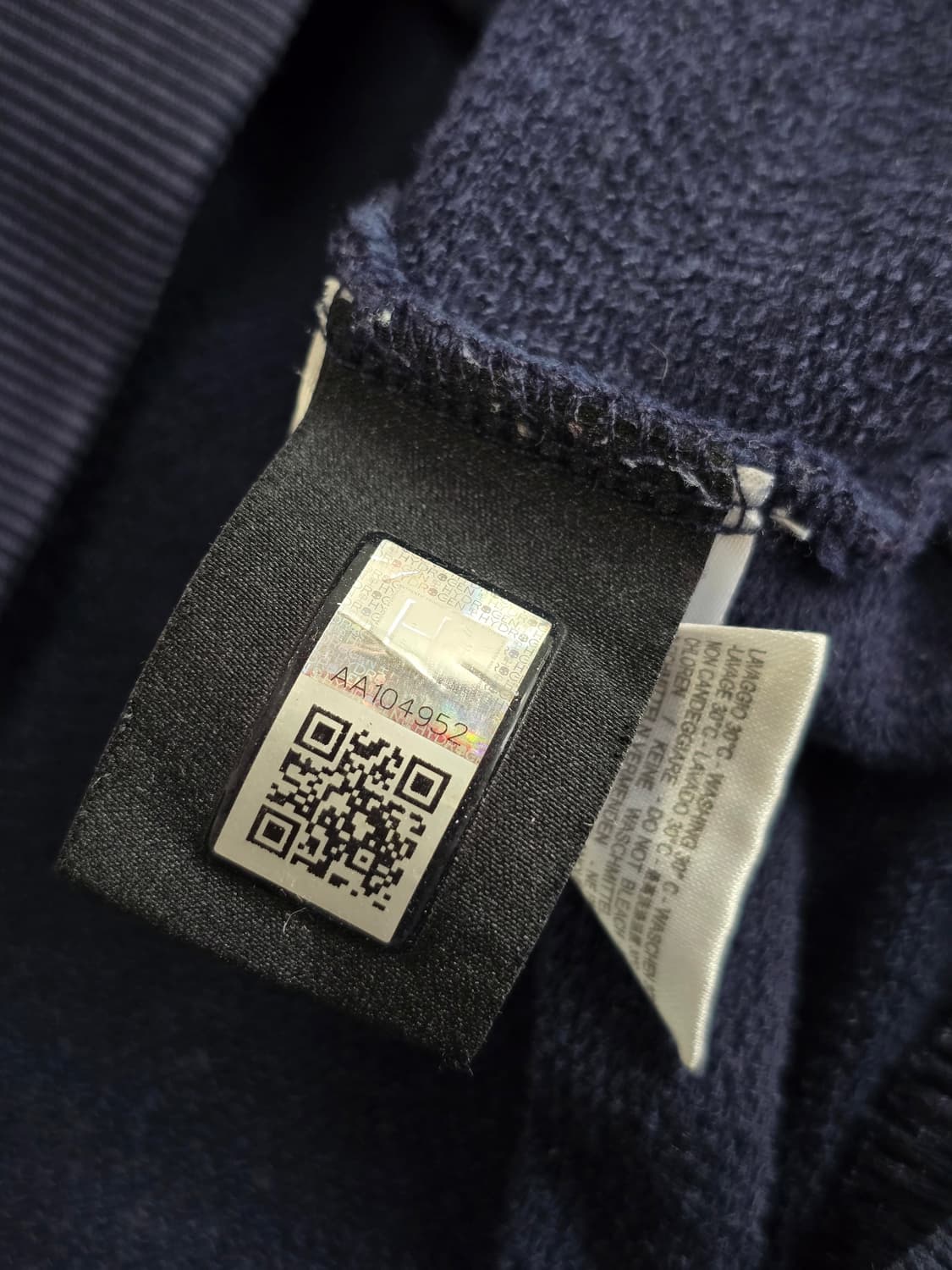 하이드로겐 해골 패치 후드 집업 네이비 L 상품이미지7