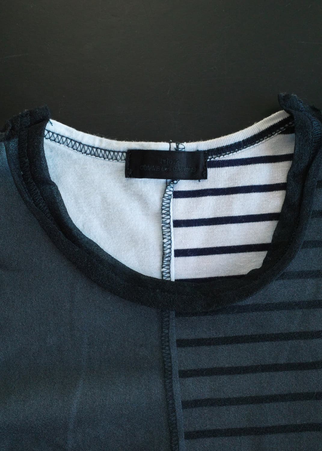 꼼데가르송 트리콧 반팔 티셔츠 상품이미지2