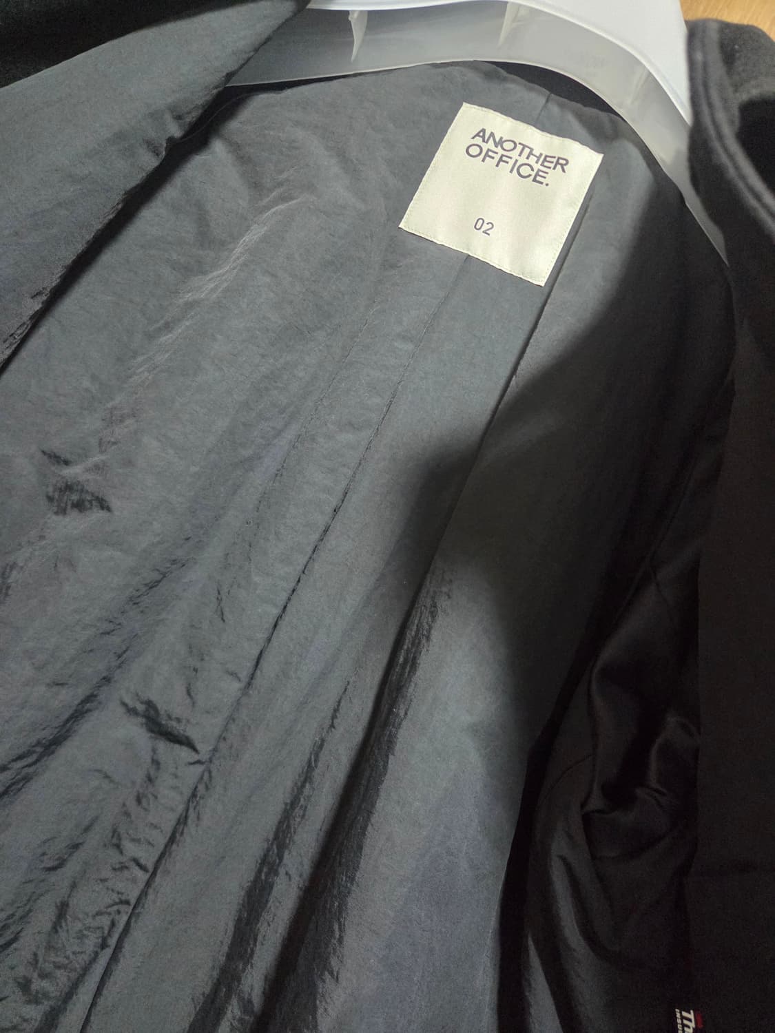 어나더오피스 보이저 발마칸 코트 블랙 상품이미지4