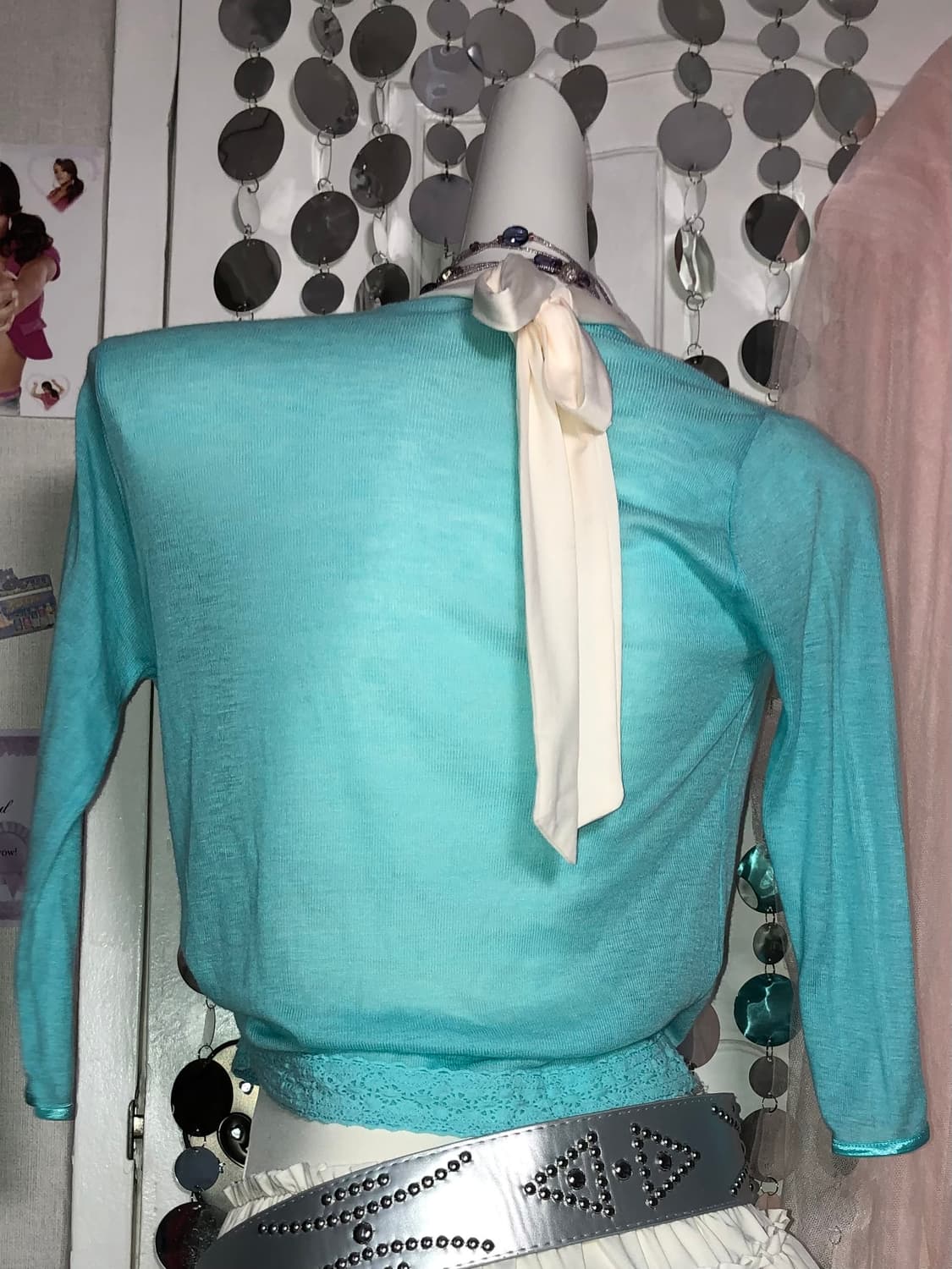 ballet blue wrap top 상품이미지2