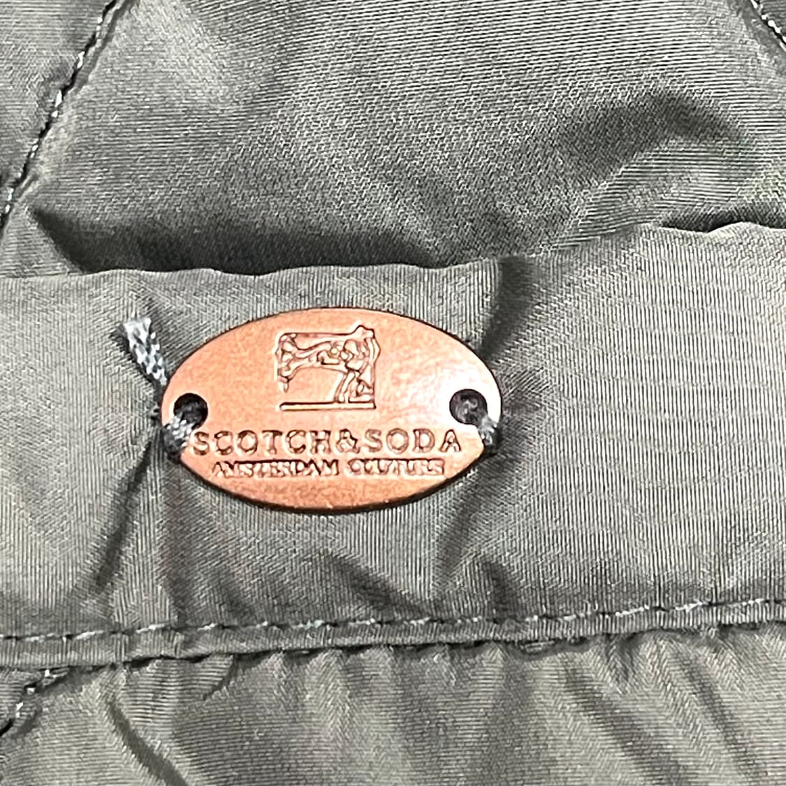 스카치앤소다 카키 퀼팅자켓 여성XXL 상품이미지5