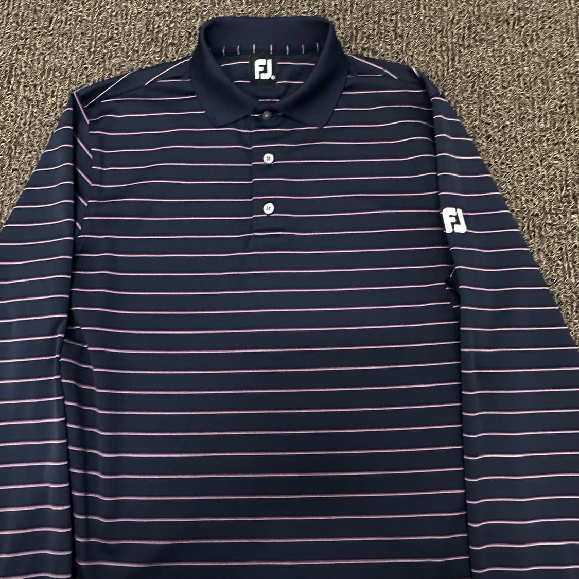 FJ 풋조이 남성 골프웨어 스트라이프 긴팔티셔츠 L 상품이미지2