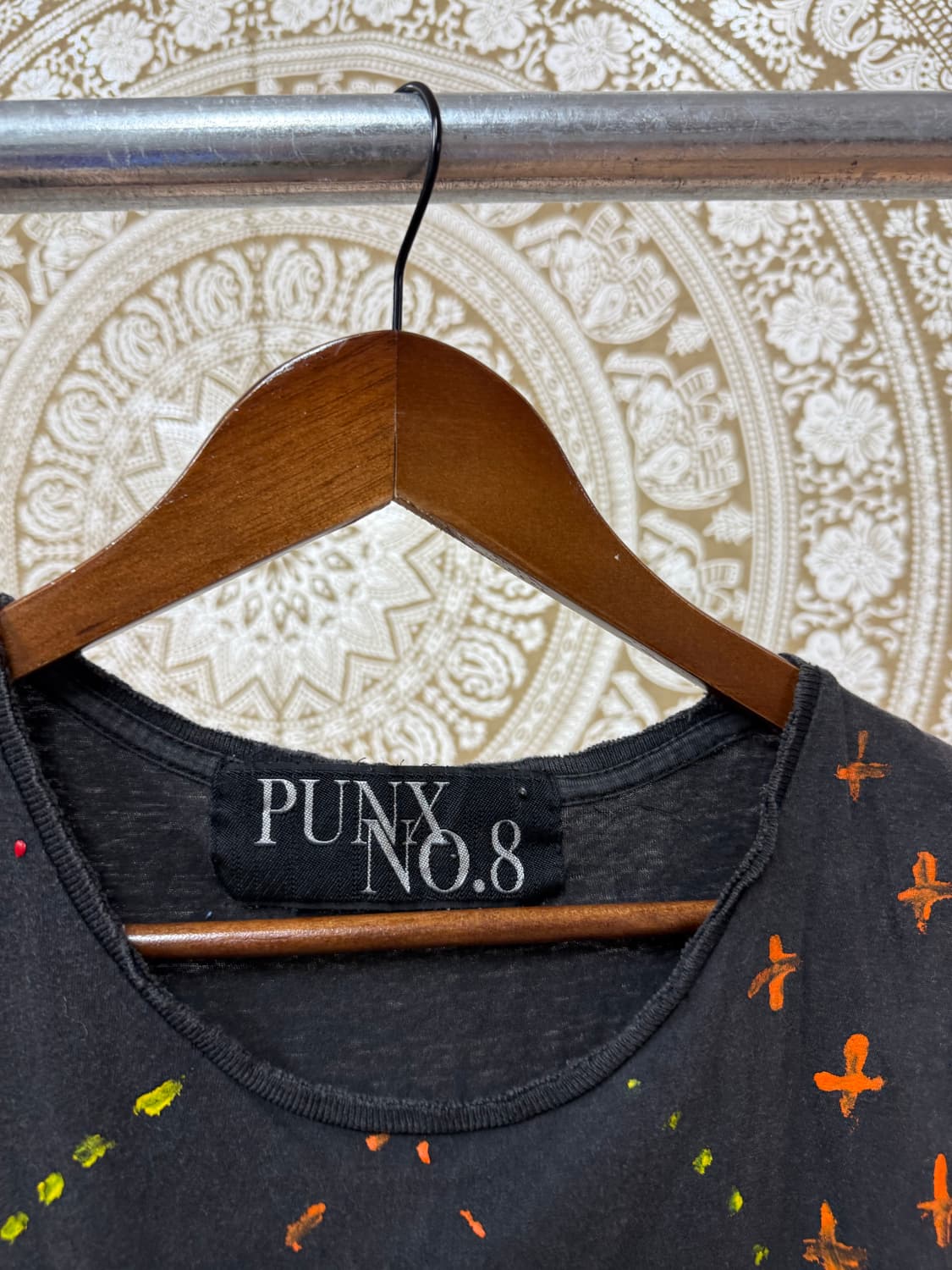 PUNX NO.8 빈티지 펑크 프린팅 슬리브리스 상품이미지4