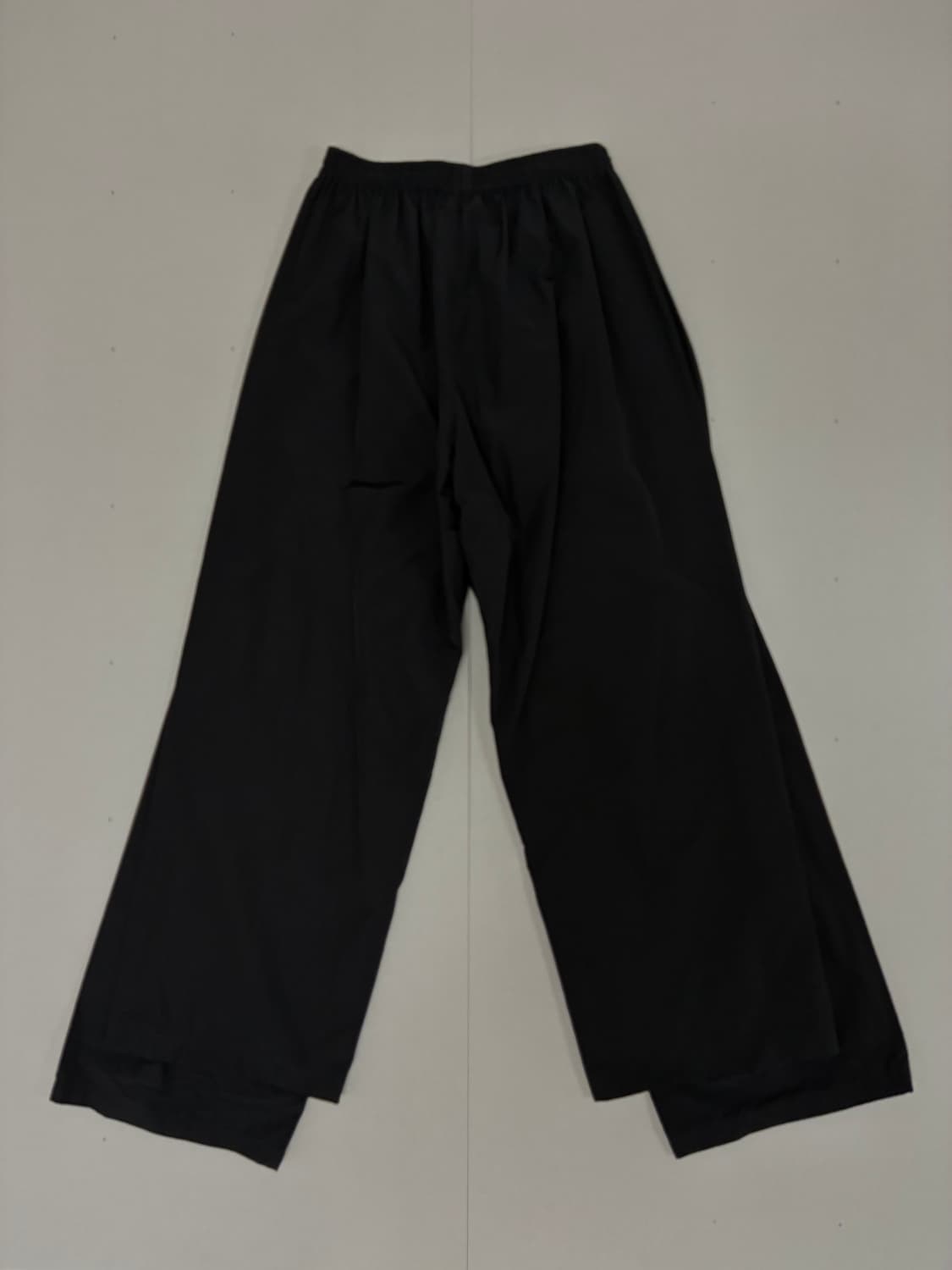 발렌시아가 더블 프론트 트랙 팬츠 블랙 상품이미지3