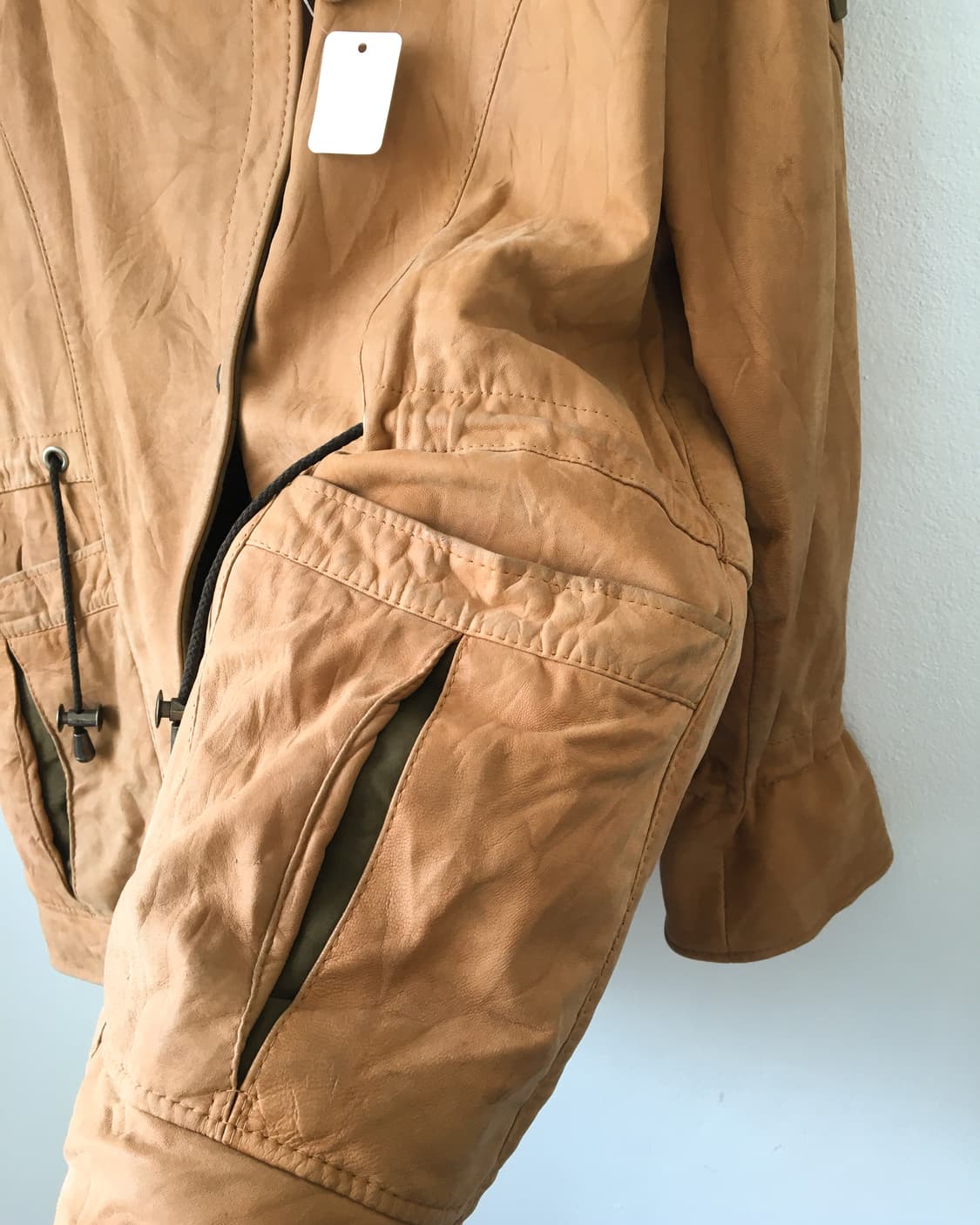 Wizard mood hood leather jacket 상품이미지6