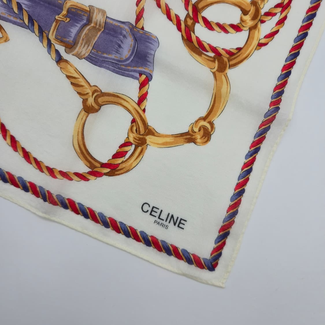 CELINE 셀린느 손수건 스카프 [BF9688-0676-08] 상품이미지5